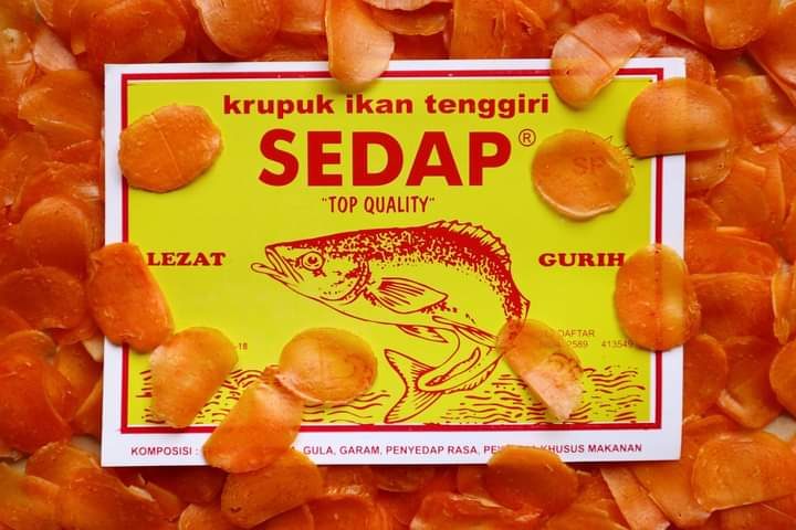 Kerupuk Ikan Sedap — merah