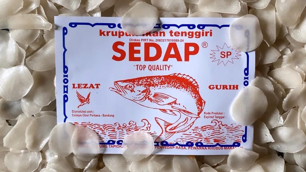 Kerupuk Ikan Sedap — putih